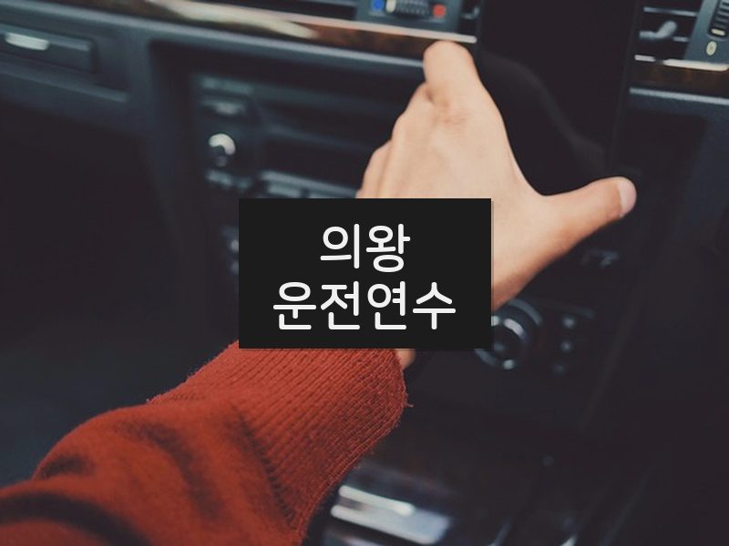 의왕운전연수 후기