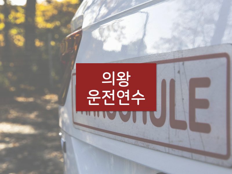 의왕운전연수 후기