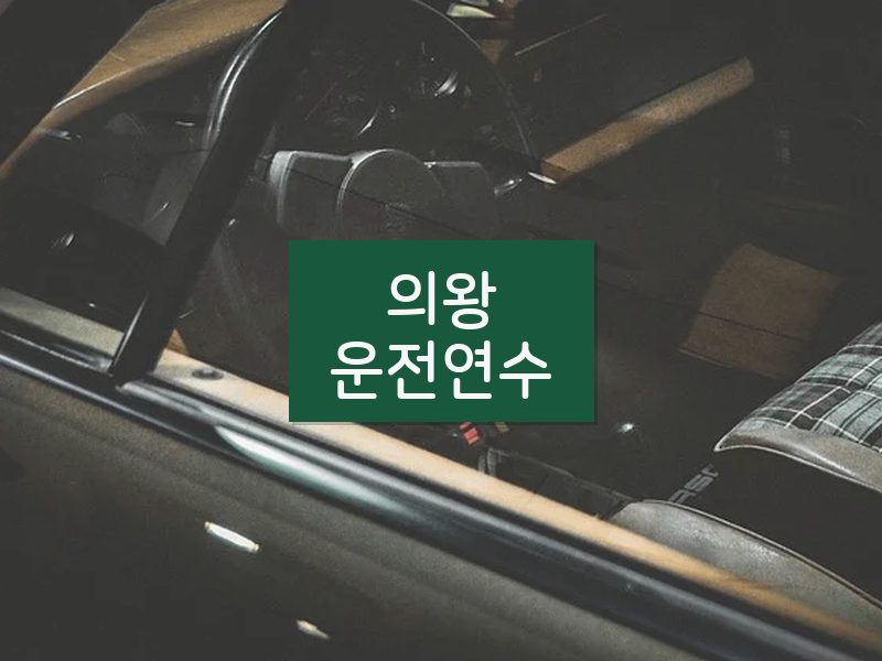 의왕운전연수 후기