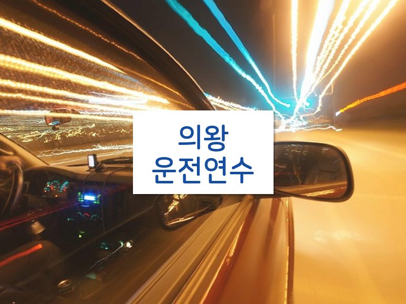 의왕운전연수 후기