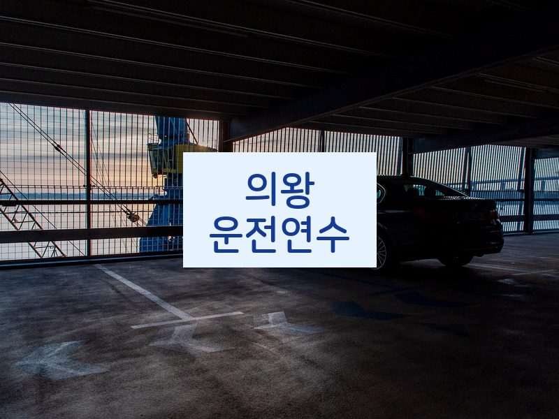 의왕운전연수 후기