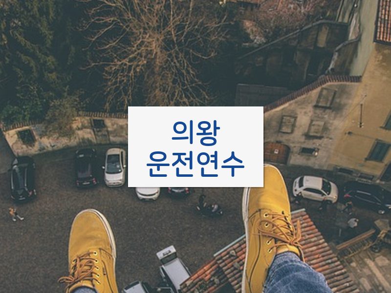 의왕운전연수 후기