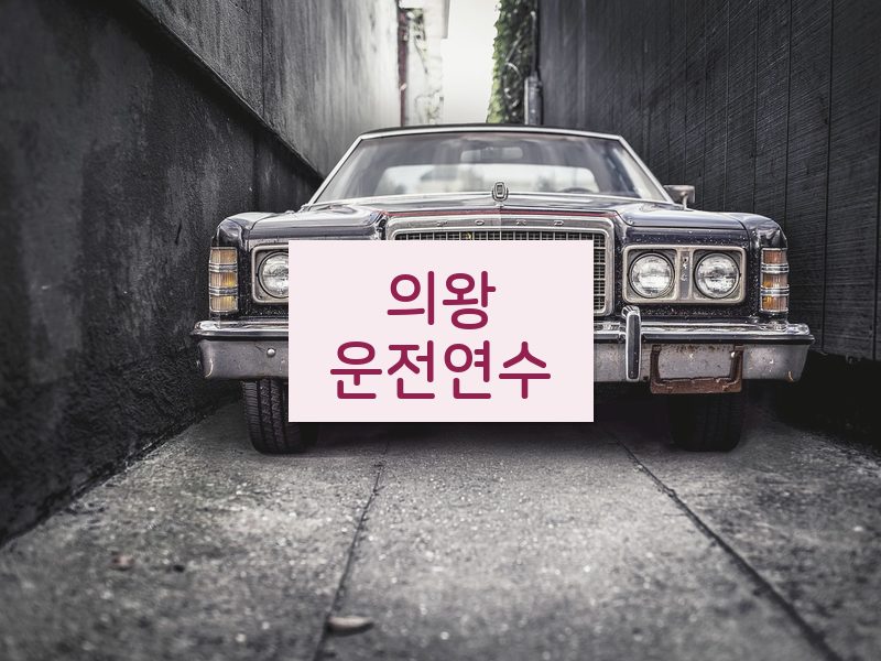 의왕운전연수 후기