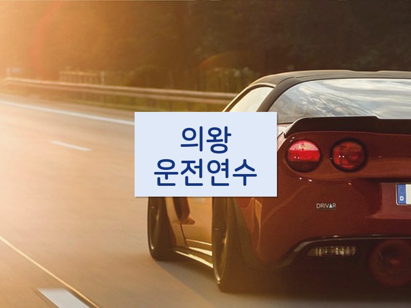 의왕운전연수 후기
