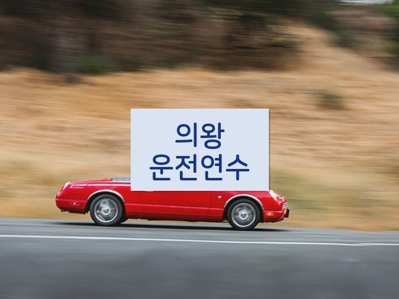 의왕운전연수 후기