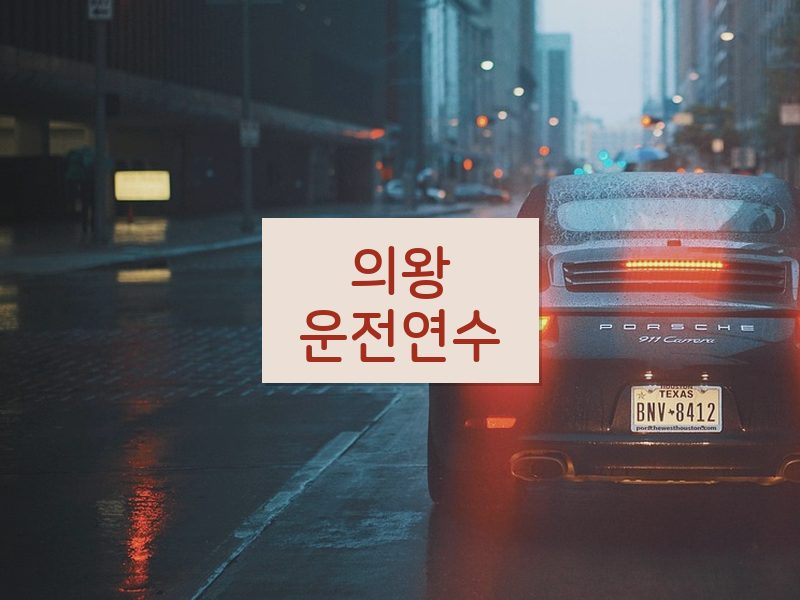 의왕운전연수 후기