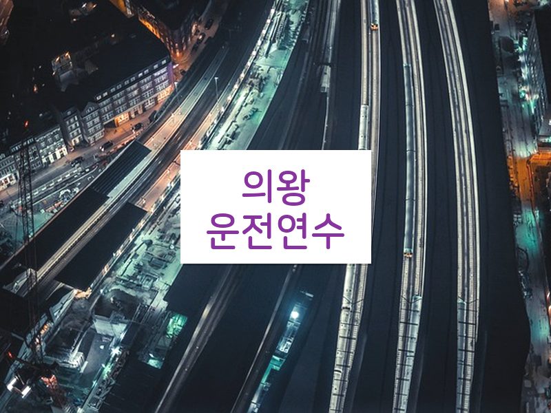 의왕운전연수 후기