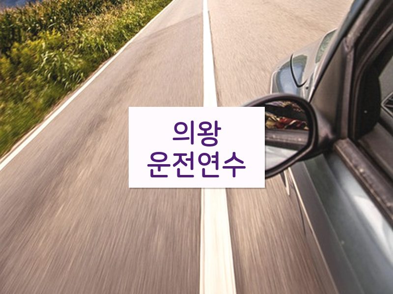 의왕운전연수 후기