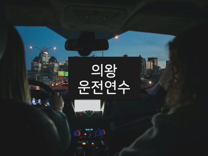 의왕운전연수 후기