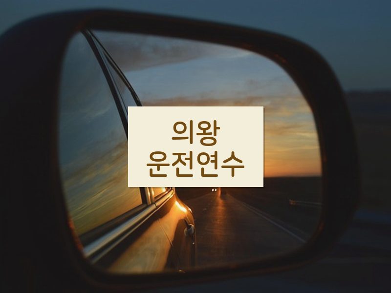 의왕운전연수 후기