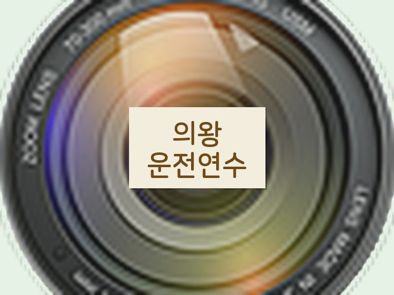 의왕운전연수 후기