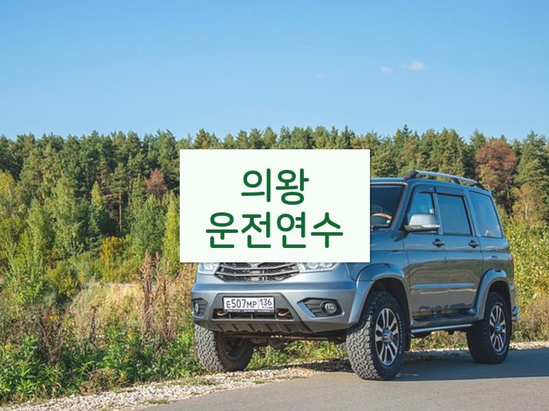 의왕운전연수 후기