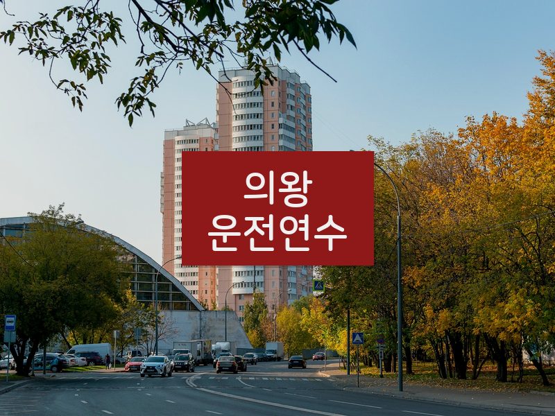 의왕운전연수 후기