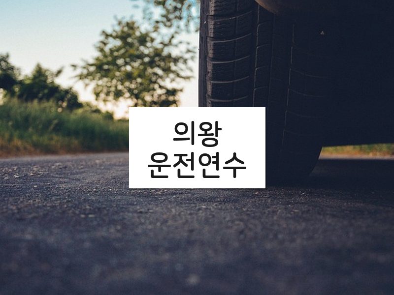 의왕운전연수 후기