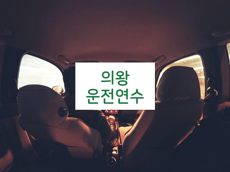 의왕운전연수 후기