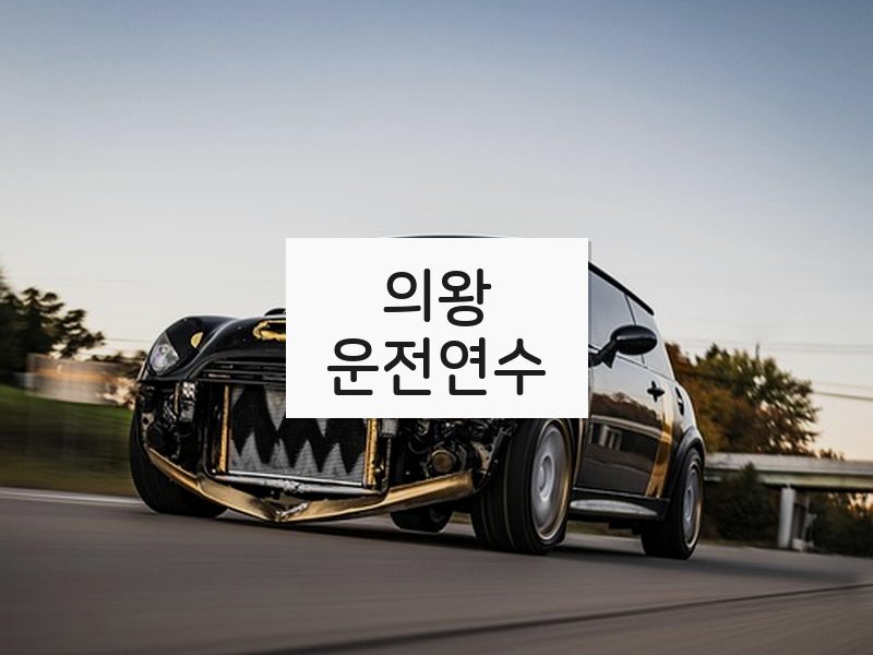 의왕운전연수 후기