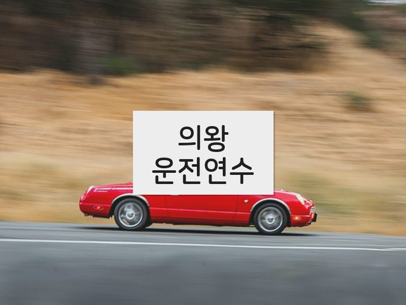 의왕운전연수 후기
