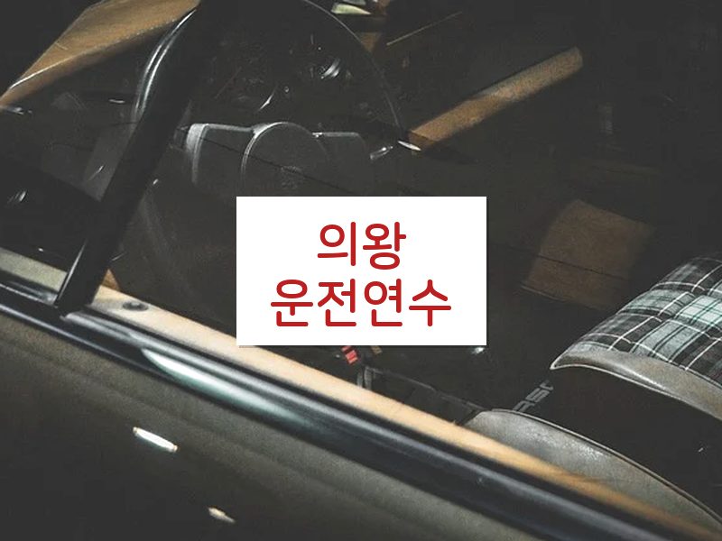 의왕운전연수 후기