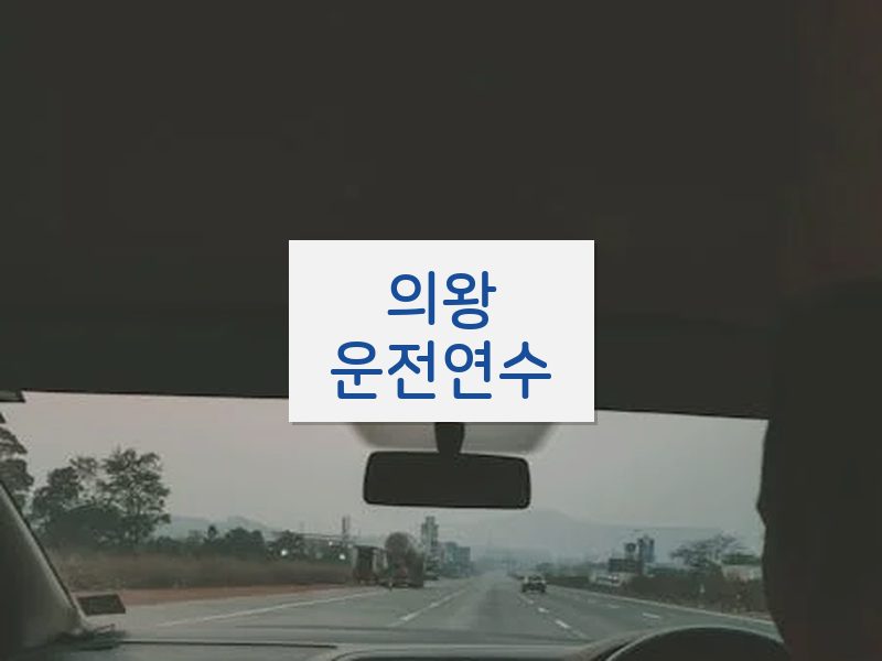 의왕운전연수 후기