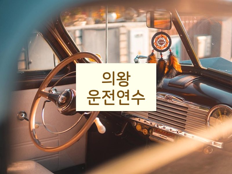 의왕운전연수 후기