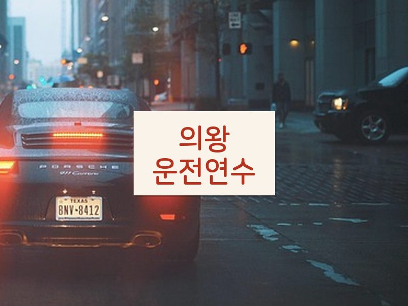 의왕운전연수 후기