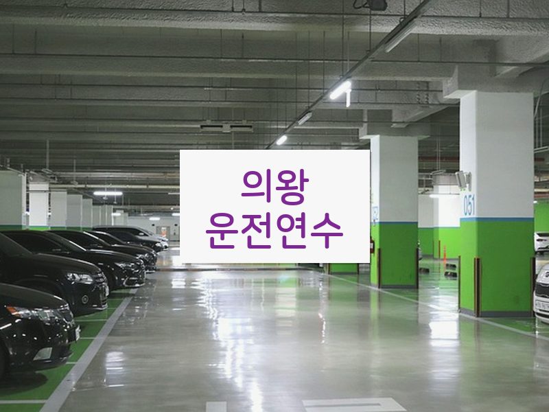 의왕운전연수 후기
