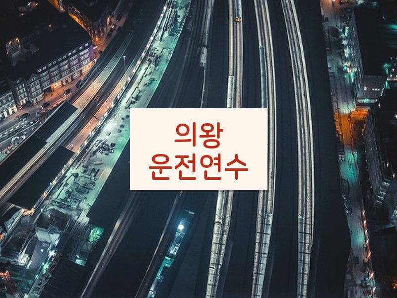 의왕운전연수 후기