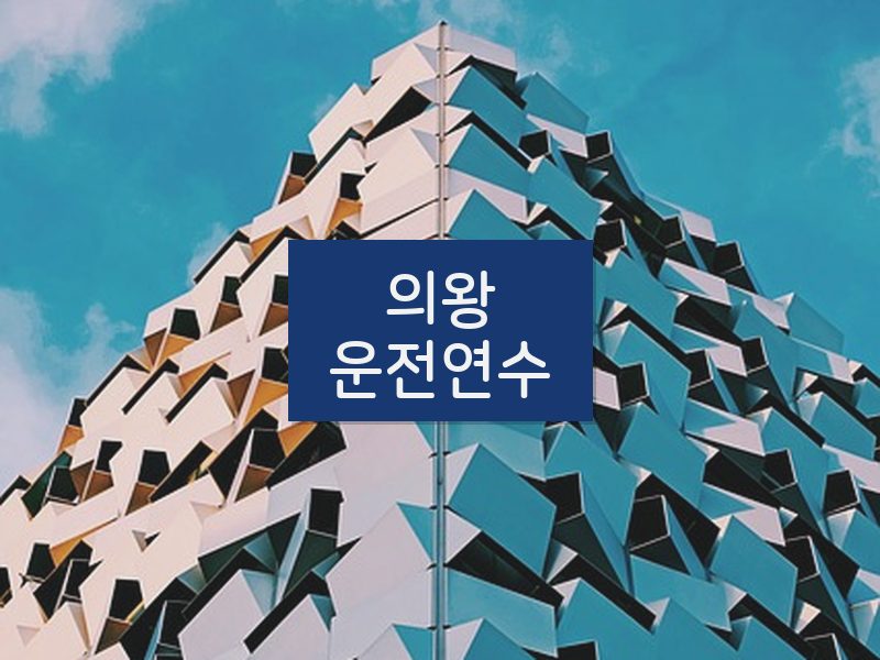 의왕운전연수 후기