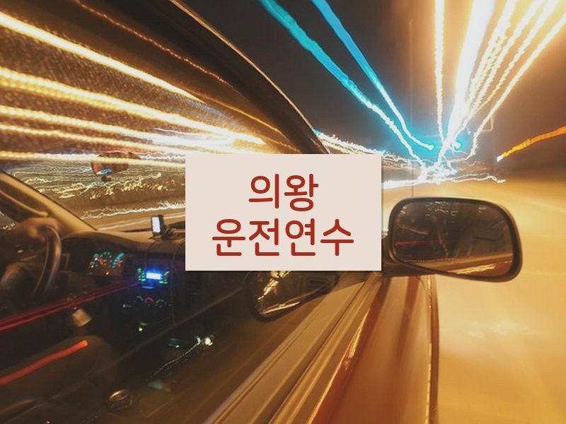 의왕운전연수 후기