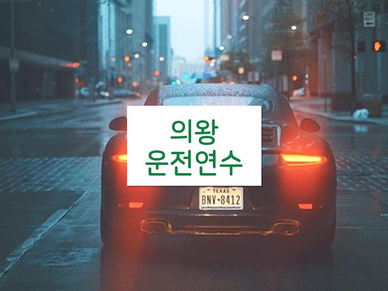 의왕운전연수 후기