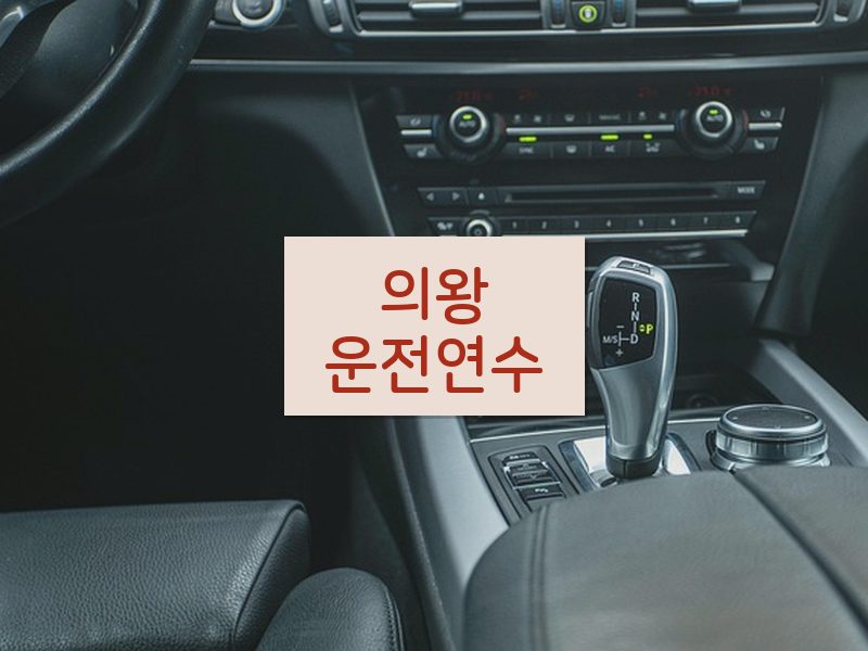 의왕운전연수 후기