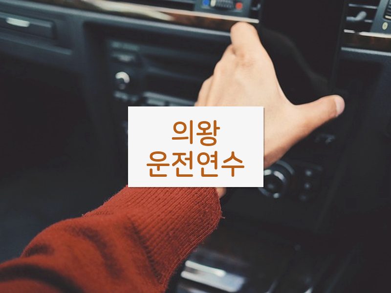 의왕운전연수 후기