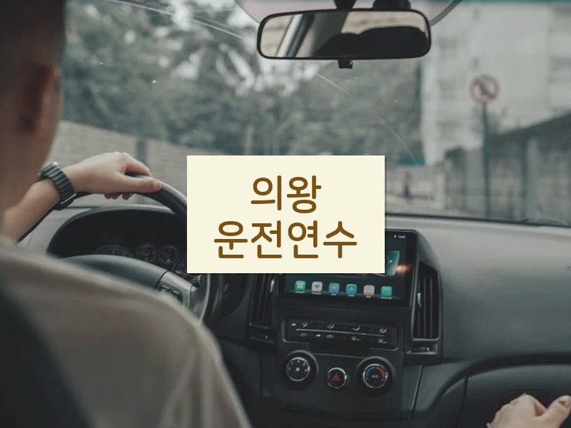 의왕운전연수 후기