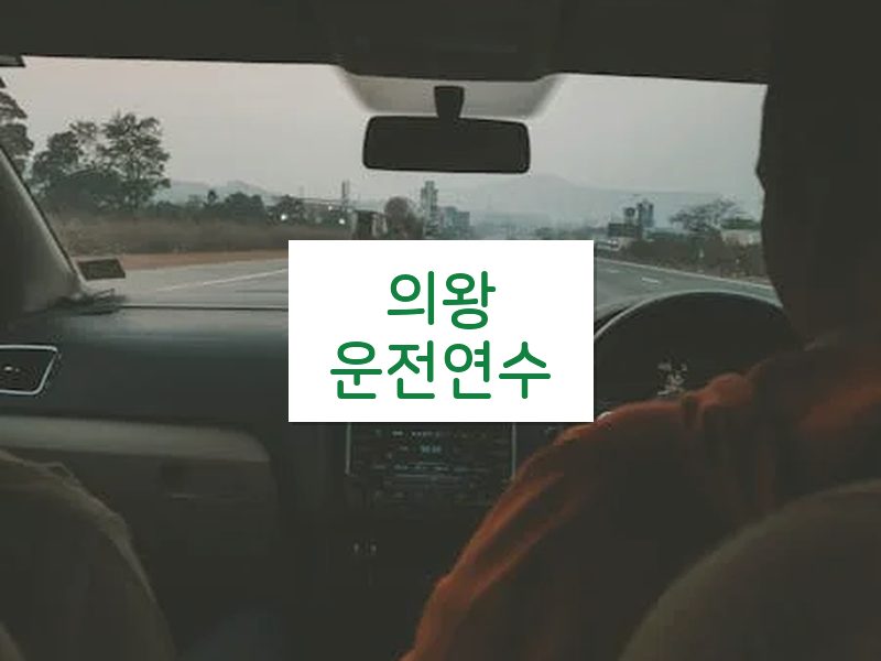 의왕운전연수 후기