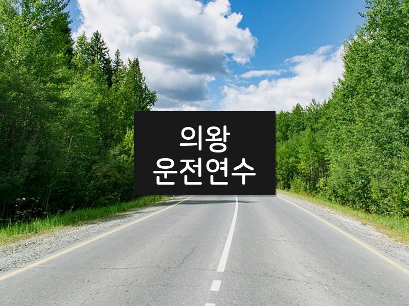의왕운전연수 후기