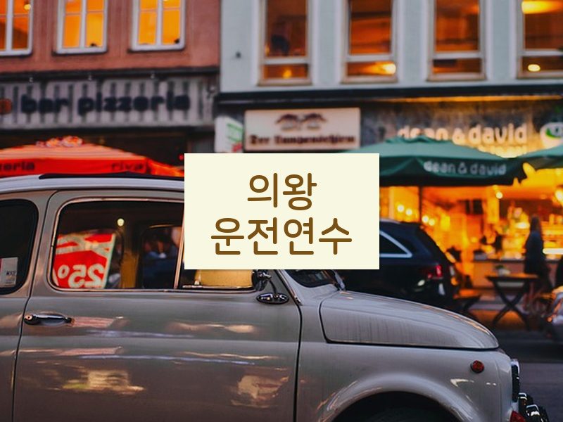 의왕운전연수 후기