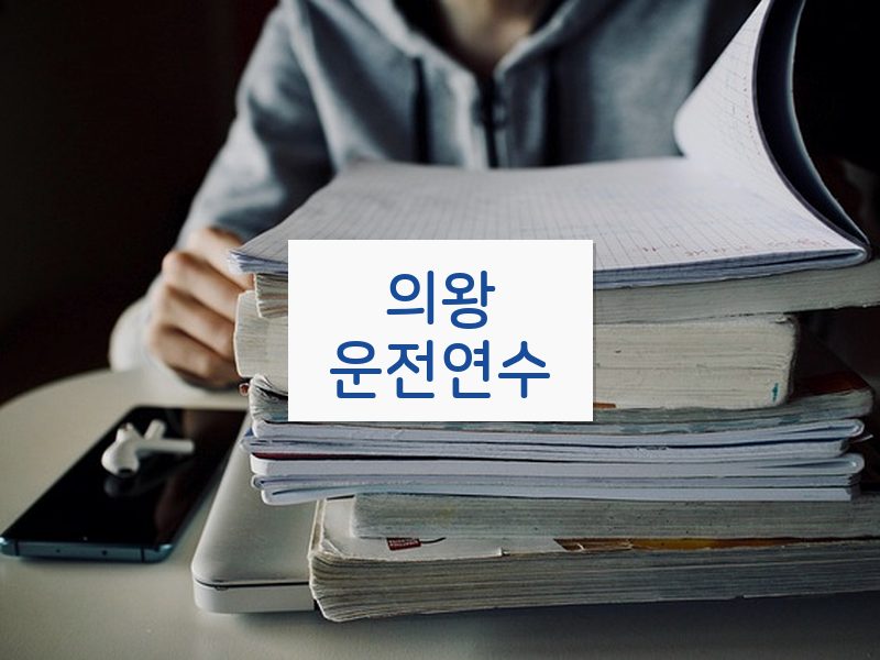 의왕운전연수 후기