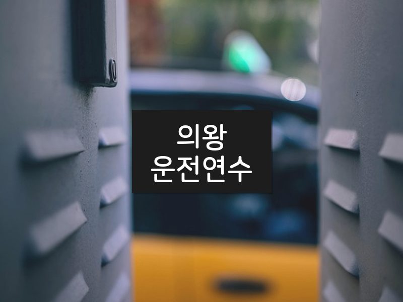 의왕운전연수 후기