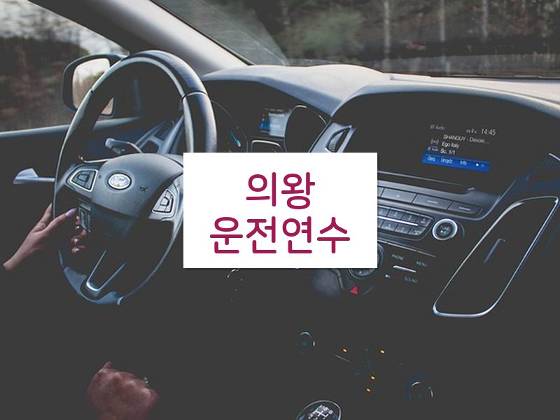 의왕운전연수 후기