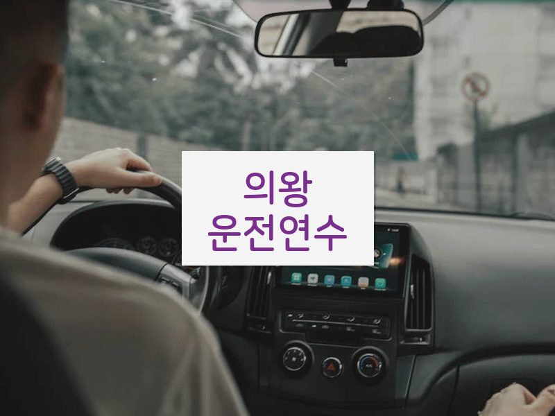 의왕운전연수 후기