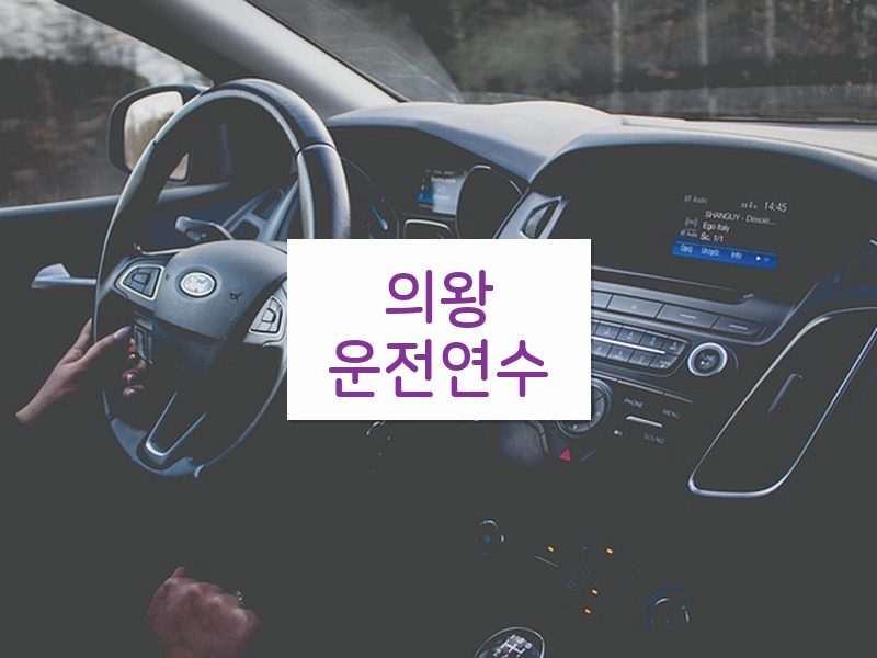 의왕운전연수 후기