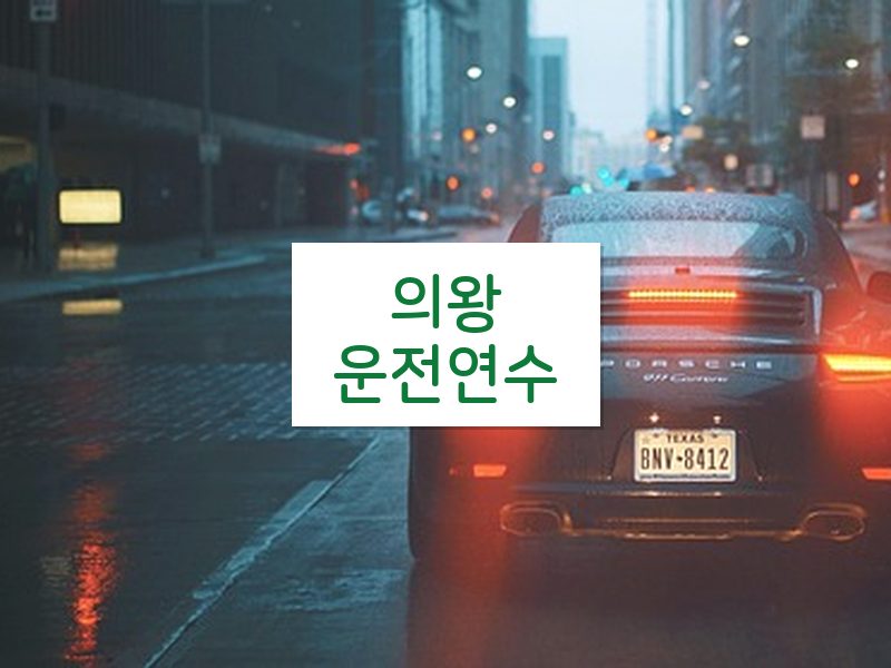 의왕운전연수 후기