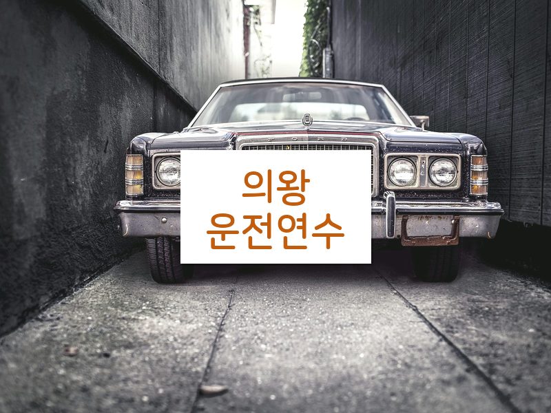 의왕운전연수 후기