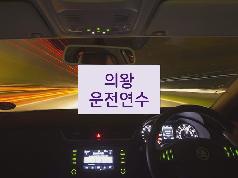 의왕운전연수 후기