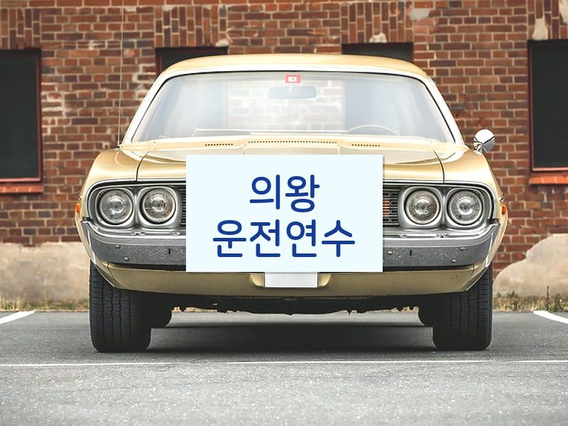 의왕운전연수 후기