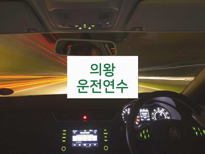 의왕운전연수 후기