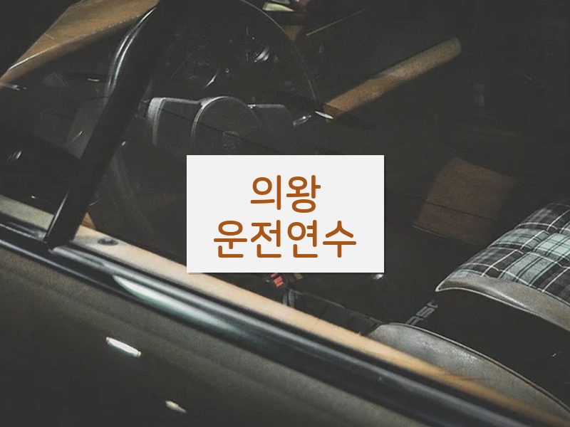 의왕운전연수 후기