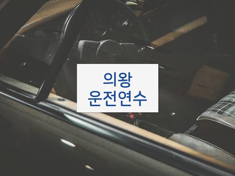 의왕운전연수 후기