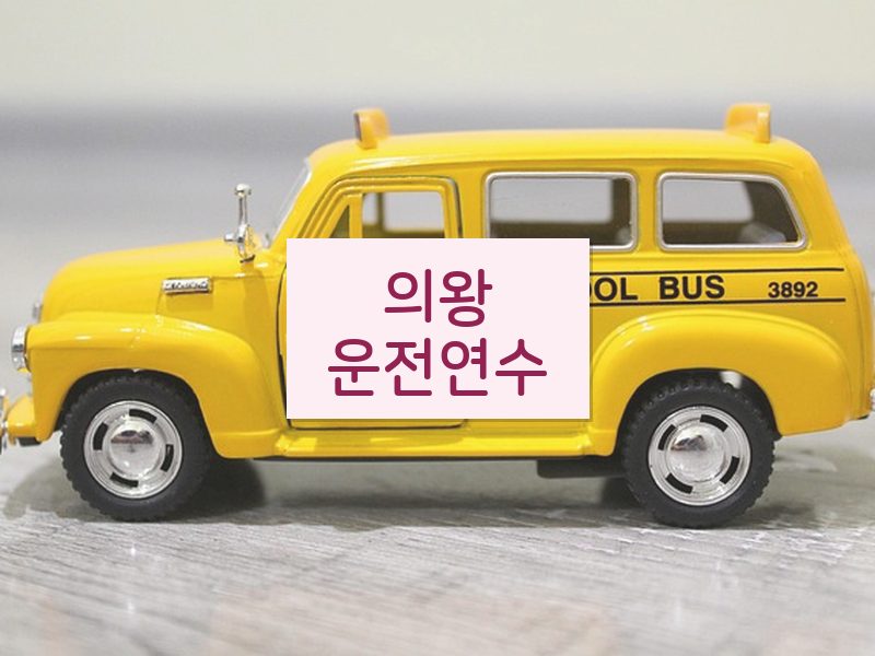 의왕운전연수 후기