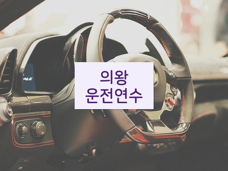 의왕운전연수 후기